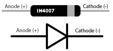 1N4007 Diode PIn Configuration