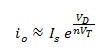 Equation for Tiny Amount of Current