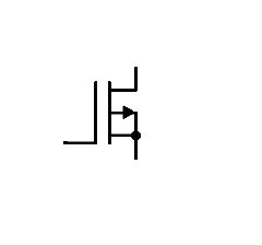 Symbol of P-channel Depletion Type