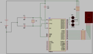 Circuit Diagram of Traffic Light Controller