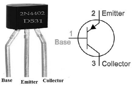 2N4402 Pin Configuration