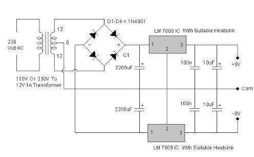 7805 Voltage Regulator Circuit Working