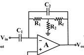 AC Amplifier Topology Using a Resistive T network