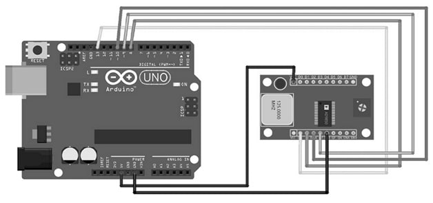 AD9850 Module Interfacing with Arduino Board