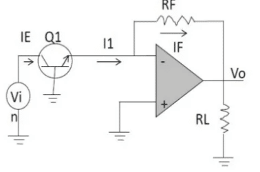 Antilog Amplifier with Transdiode as Logging Element
