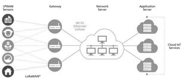 Architecture of LPWAN System
