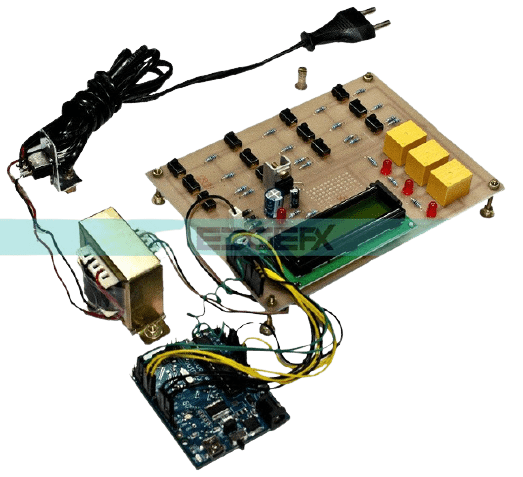 Arduino based Underground Cable Fault Detection Project