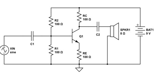 Audio Amplifier Circuit Working And