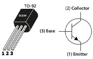 BC639 Transistor Pin Configuration