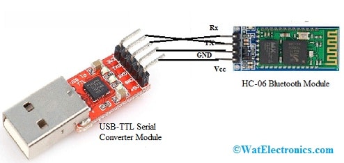 Bluetooth & USB-TTL Connection