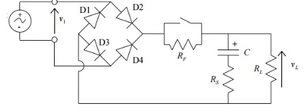 Bridge Wave Rectifier With Capacitor Filter