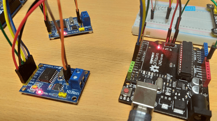 CAN Interface With Arduino Circuit