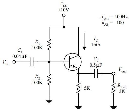 Common Emitter Amplifier Circuit