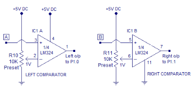 Comparator Circuit Using LM324