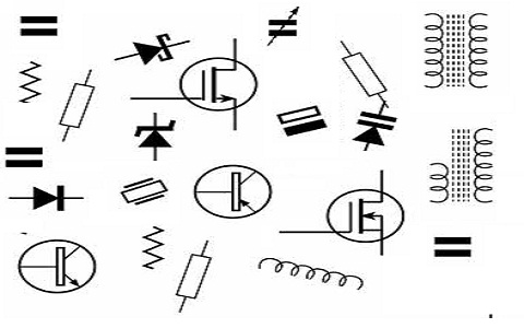 Electronic Circuit Symbols : Their Notation & Reference Designators Circuit Diagram