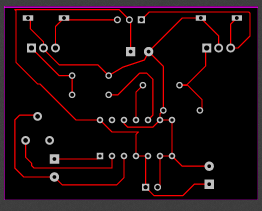 Final Layout of PCB in EasyEDA