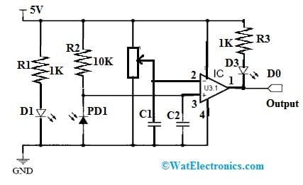 Flame Sensor Circuit Diagram