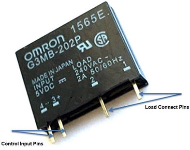 G3MB-202P Solid State Relay PinOut