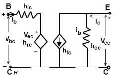 Hybrid Equivalent for CC Transistor