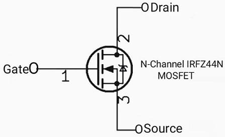 IRFZ44N Pin Configuration