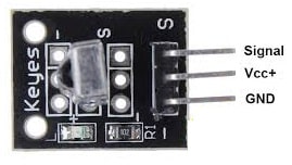 KY-022 Module Pin Configuration