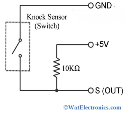 Knock Sensor Circuit Diagram