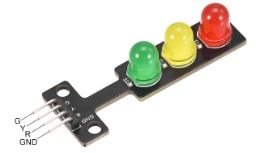 LED Traffic Light Module Pin Configuration