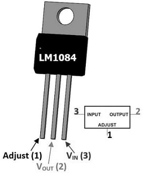 LM1084 IC Pin Configuration
