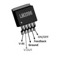LM2596 IC Pin Configuration