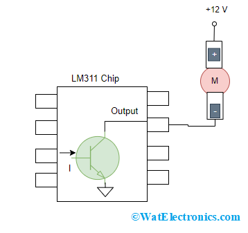 LM311 Chip With Open Collector Output