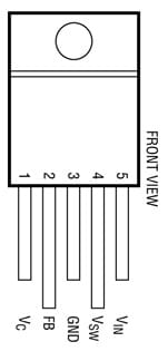 LT1070 IC Pin Configuration