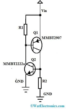 Latch Circuit using MMBT2222a Transistor