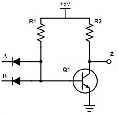 Logic Circuit Diagram (NAND Gate)