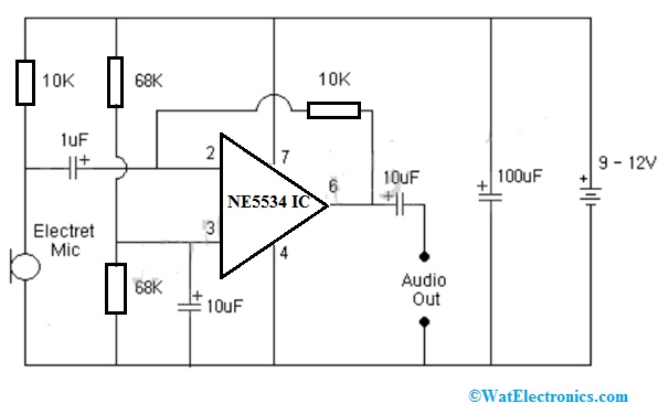 Low Noise Amplifier Circuit Diagram
