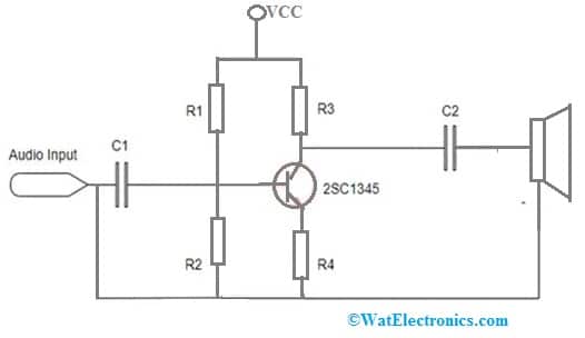 Low-frequency Amplifier Circuit with 2SC1345