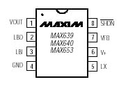 MAX639 IC Pin Configuration