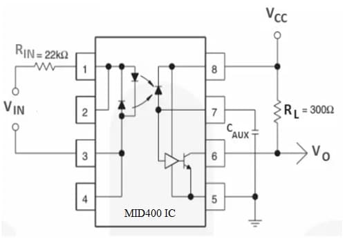MID400 Optocoupler Circuit