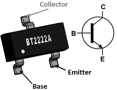 MMBT2222a Transistor Pin Configuration