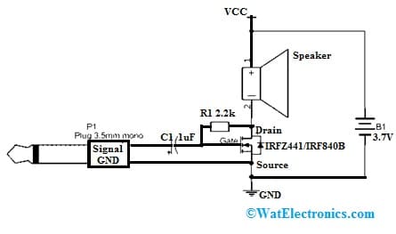 MOSFET Audio Amplifier