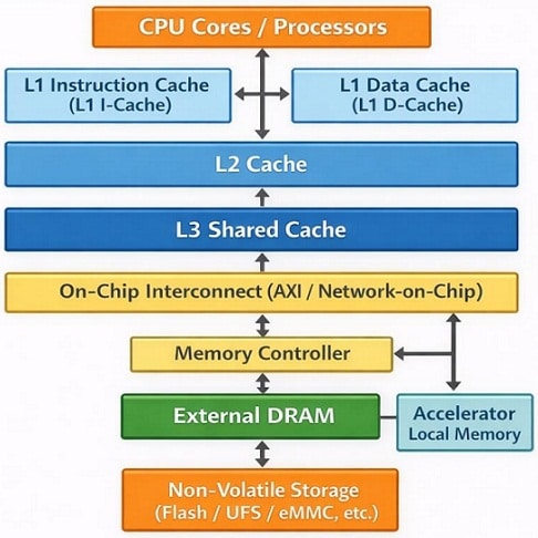 Memory Hierarchy of SoC
