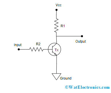 NOT Gate Using Transistor