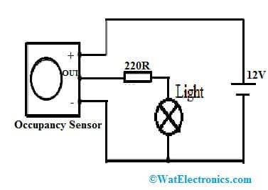 Occupancy Sensor Circuit Diagram