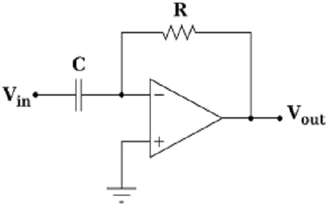 Op Amp Differentiator Diagram