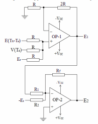 Op-amp Based Network Appended to Log Amplifier