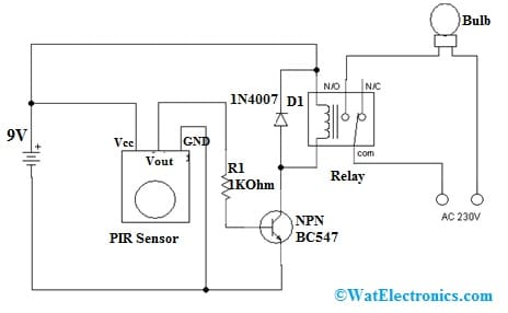 PIR Sensor Circuit