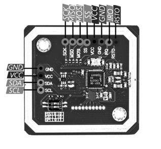 PN532 NFC RFID Module Pin Configuration