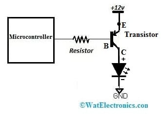 PNP Transistor Interfacing with a Microcontroller