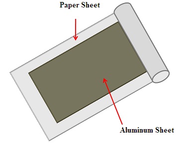 Paper Capacitor with Paper Sheet