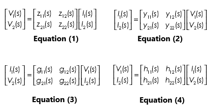 Parameters Equations