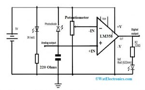 Proximity Sensor Circuit Diagram